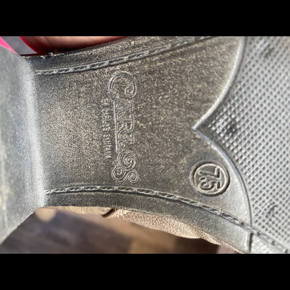 Carlos Santa boots size 7.5 worn 4x